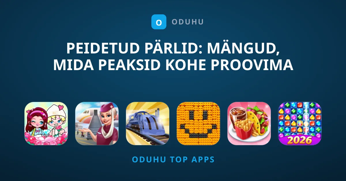 Peidetud Pärlid: Mängud, Mida Peaksid Kohe Proovima